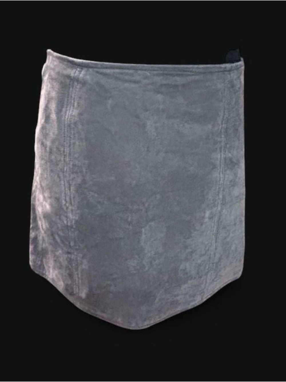 BLANKNYC Classic Gray Suede Mini Skirt